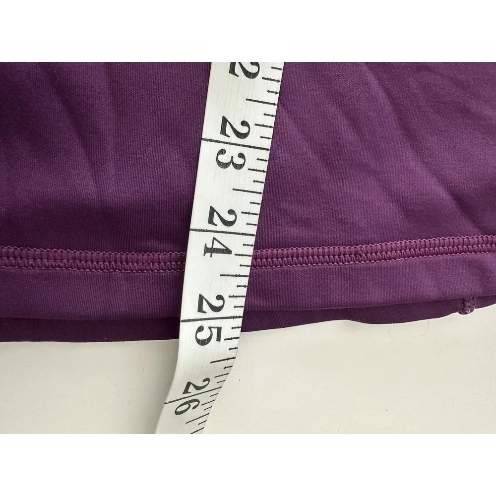 Lululemon First Mile Pullover Jacket Women's Size 4 Purple 1/4 Zip Stretch